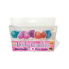 Candy Prints Dirty Boob Candles - 5 Count Multi-Color Sensual Cake and Cupcake Decorations - Adult Naughty Store