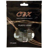 CB-X Chastity 10 Pack One Time Use Plastic Locks for Male Cock Cages - Ensure Ultimate Fidelity and Security - Compatible with CB3000, CB6000, or The Curve - Individually Numbered - Transparent