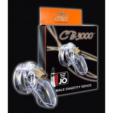 CB-X Clear Polycarbonate Male Chastity Device - CB-3000 3