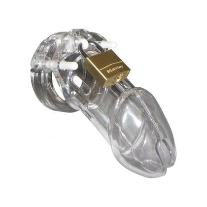 CB-X Clear CB-6000 Male Chastity Device - Secure Locking Cage for Men's Chastity and Pleasure - Model: CB-6000 - Clear