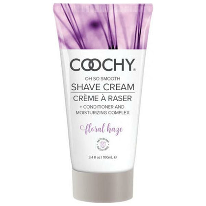 Introducing the Sensual Bliss Coochy Shave Cream - Floral Haze 3.4oz: A Luxurious Delight for Effortless Intimate Shaving