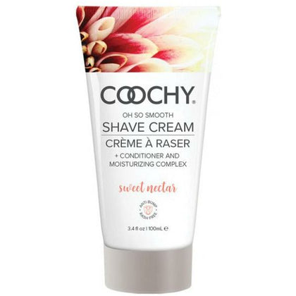 Classic Erotica Coochy Sweet Nectar Rash-Free Shave Cream - Intimate Care for Smooth Shaving Experience - Model SN-3.4 - Unisex - Hydrating Formula for Enhanced Pleasure - Fruity Fragrance - 3.4oz Tube - Made in the USA