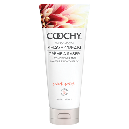 Classic Erotica Coochy Sweet Nectar Rash Free Shave Cream - Luxurious Shaving Experience for Smooth Skin - Moisturizing Complex, Jojoba Seed Oil - Sweet Nectar Fragrance - 12.5oz Tube - Made in the USA