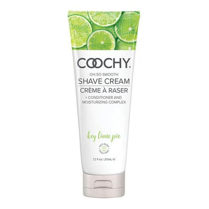 Classic Erotica Coochy Shave Cream Key Lime Pie 7.2 Oz - Smooth Glide Moisturizing Shaving Cream for Men and Women - Dermatologist Tested - Sensitive Skin Friendly - Tangy Lime Fragrance - No - Adult Naughty Store