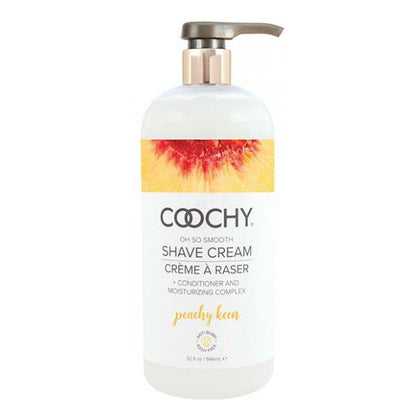 Classic Erotica Coochy Shave Cream Peachy Keen 32 fl oz - Intimate Skin Care for Smooth Shaving Experience