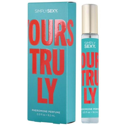 Simply Sexy Pheromone Perfume Yours Truly - Irresistible Fragrance Infused with Pheromones to Enhance Your Natural Sex Appeal - 0.3 fl oz - Adult Naughty Store