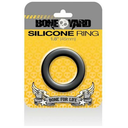 Boneyard Silicone Ring 1.8 inches Black - The Ultimate Pleasure Enhancer for Men - Adult Naughty Store