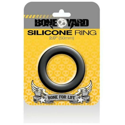 Boneyard Silicone Cock Ring 2 inches Black - Enhance Your Pleasure and Performance with the Boneyard Power Ring XR50