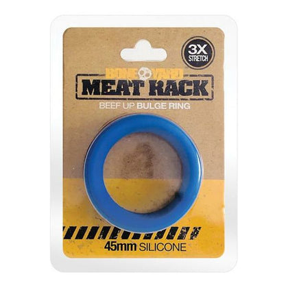 Rascal Toys Boneyard Meat Rack Beef Up Bulge Cock Ring Blue - Model MR-001, for Enhanced Pleasure and Performance, Men's Intimate Accessory - Adult Naughty Store