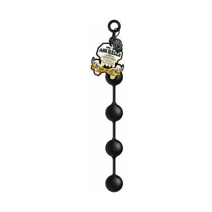 Bone Yard Rascal Toys Ass Ballz Large Black Anal Beads - Model AB-9001 - Unisex Pleasure