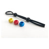 Rascal Toys Boneyard Cock Leash Double - Adjustable Silicone Cock Ring for Him - Model BCD-2022 - Enhance Pleasure and Control - Black/Blue/Red/Yellow - Adult Naughty Store