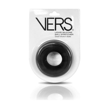 Vers Motion Ball Stretcher 3X Ring - The Ultimate Men's Silicone Ball Stretcher for Enhanced Pleasure and Stamina - Model VMS-2023 - Black