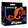 Curve Novelties Rooster Capital P Orange Prostate Massager - Model P-100, Male P-Spot Pleasure, Vibrant Orange