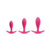 Curve Toys Gossip Rump Bumpers Anal Trainer Set - Model GRB1001 - Unisex - Pleasurable Anal Training - Magenta Pink - Adult Naughty Store