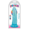 Lollicock 7-Inch Slim Stick Dildo - Model LS-7B, Berry Ice Blue, for Ultimate Pleasure and Comfort - Adult Naughty Store