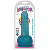 Lollicock 6 inches Slim Stick Dildo Balls Blue Berry Ice - Adult Naughty Store