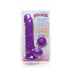 Curve Toys Lollicock 7in Silicone Dong with Balls - Model 7G - Grape - For Sensual Pleasure and Satisfaction