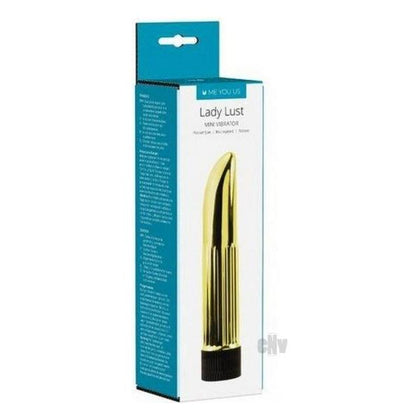 Introducing the Luxurious Lady Lust Gold Lady Finger Vibrator - Model LLG-4.5, for Women's Intimate Pleasure in a Glamorous Gold Hue