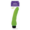 Kinx Model X7 Zeus 8-Inch Glow Realistic Vibrator - Unisex G-Spot and Prostate Stimulation - Luminous Green - Adult Naughty Store