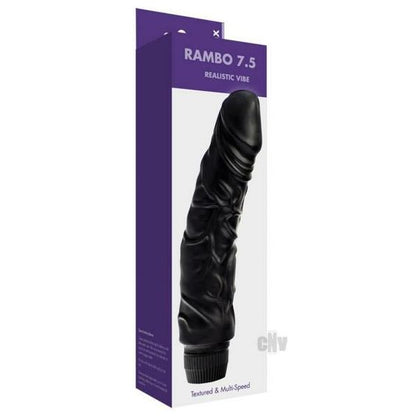 Kinx Rambo 7 Realistic Vibrator Black Os - Adult Naughty Store