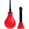 Whirling Douche Red Kinx Unisex Plastic/Rubber Douche - Model WD-001 - Intimate Hygiene for All Genders - Enhanced Pleasure - Vibrant Red