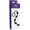 Kinx Onyx Silicone Anal Beads - Model X5 - Unisex Pleasure - Black - Adult Naughty Store