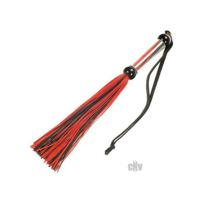 Kinx Tease And Please Silicone Flogger Black - Sensational Pleasure Tool for Alluring Spanking and Sensory Play