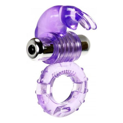 Linx Hopping Hare Vibrating Cock Ring - Model LH-500 - Couples Pleasure - Purple
