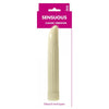 Introducing the Minx Ivory Sensuous Ribbed Classic Vibrator - Model RCV-2001 - Multi-Speed Pleasure for Her - Ivory