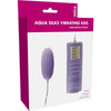Introducing the Aqua Silks Vibrating Egg Purple Minx - the Ultimate Pleasure Companion for Sensational Stimulation!
