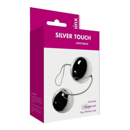 Minx Touch Love Balls Silver Os: Premium Silver Ben-Wa Balls for Sensual Pleasure - Adult Naughty Store