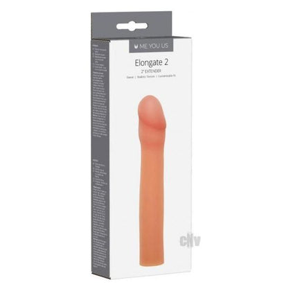 Me You Us Elongate 2 Vanilla Penis Extender - Model XY123 - Male - Enhance Penetration - Skin-like Material - Realistic Shape - Pleasure Enhancer - Vanilla Color