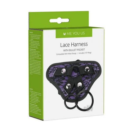 Me You Us Adjustable Harness Purple - Premium Unisex Strap-On Harness for Intimate Pleasure - Adult Naughty Store