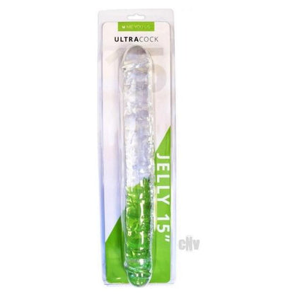 Me You Us Ultra Cock Double Ender 15 Clear - Dual-Ended Dildo for Couples and Solo Pleasure