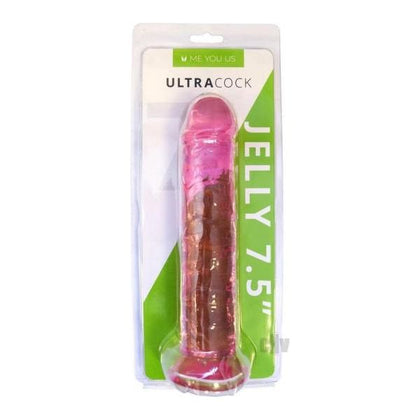 Me You Us Ultra Cock 7.5 Pink Jelly Dildo for All Genders - Pleasure Beyond Boundaries
