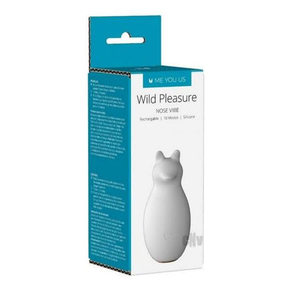 Me You Us Wild Pleasure Nose Vibrator - Model XYZ - Unisex - Clitoral Stimulation - White
