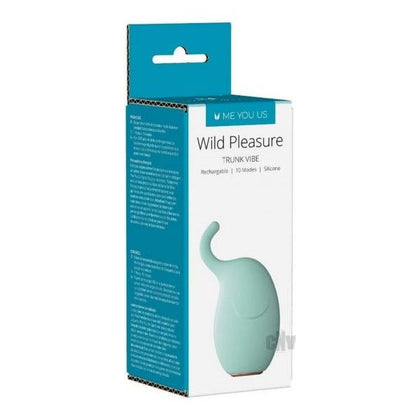 Me You Us Wild Pleasure Trunk Vibrator - Model WT-2001 - Unisex - G-Spot and Clitoral Stimulation - Teal