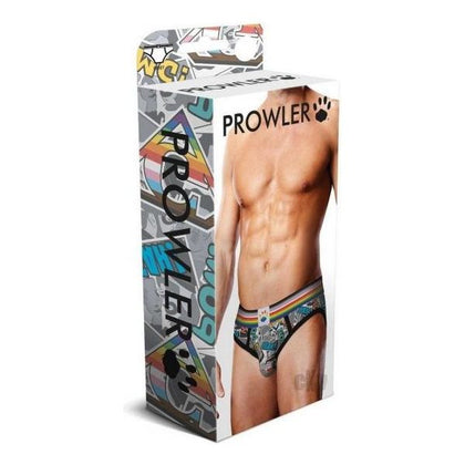 Prowler Xs Ss23 Comic Book Brief XS - Male Pleasure - Black