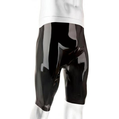 Prowler RED Latex Shorts XL Black: Bold Unisex Latex Bottoms for Unforgettable Sensual Pleasure