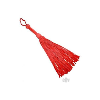 Prowler Red Suede Flogger Red - Luxurious BDSM Pleasure for Intense Sensations
