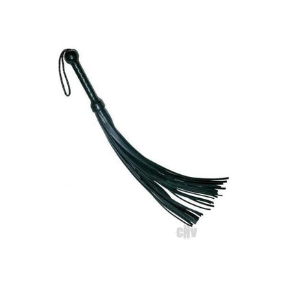Prowler Red Hard Whip 34in Black - Premium Leather BDSM Flogger for Intense Sensations and Dominance Play