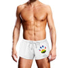 Prowler Swim Trunk White Oversized Paw Large - Men's Swimwear for Enhanced Comfort and Style - Adult Naughty Store