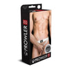 Prowler Red Ass-Less Cock Ring White/Black Small - Men's Pleasure Enhancer Lingerie - Model PR-ARCR-WHTBLK-S - Adult Naughty Store