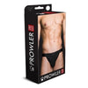 Prowler Red Ass-Less Jock Black Small - Sensual Lingerie for Men, Model PRJ-001, Perfect Fit for Intimate Adventures - Adult Naughty Store