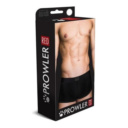 Prowler Red Assless Trunk Black Small - Sensual Men's Open Back Lingerie, Model R-ATB-S, for Intimate Pleasure in the Rear, Size Small - Adult Naughty Store