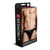 Prowler Red Fishnet Ass-Less Jock Black Medium - Sensual Intimacy Enhancer for Men - Model RFAJ-BLK-MD - Adult Naughty Store