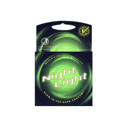 Night Light Glow In The Dark Condoms Lubricated 3 Pack - Enhance Your Intimate Adventures with Lumina X3: The Ultimate Glow-in-the-Dark Condom Experience for All Genders, Offering Unforgettab - Adult Naughty Store