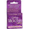 Kimono Micro Thin Large Condom 3 Pack - America's Thinnest Large Condom for Maximum Comfort and Pleasure - Adult Naughty Store