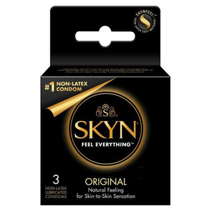 Lifestyles Skyn 3's: Premium Polyisoprene Non-Latex Condoms for Enhanced Sensation - Pack of 3