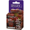 Trustex Grape Flavored Lubricated Condoms - 3 Pack - FDA Approved - Sugar-Free Flavored Pleasure - Grape Scented - Safe and Sensual Intimacy - Protection for All Genders - Enhance Your Erotic - Adult Naughty Store